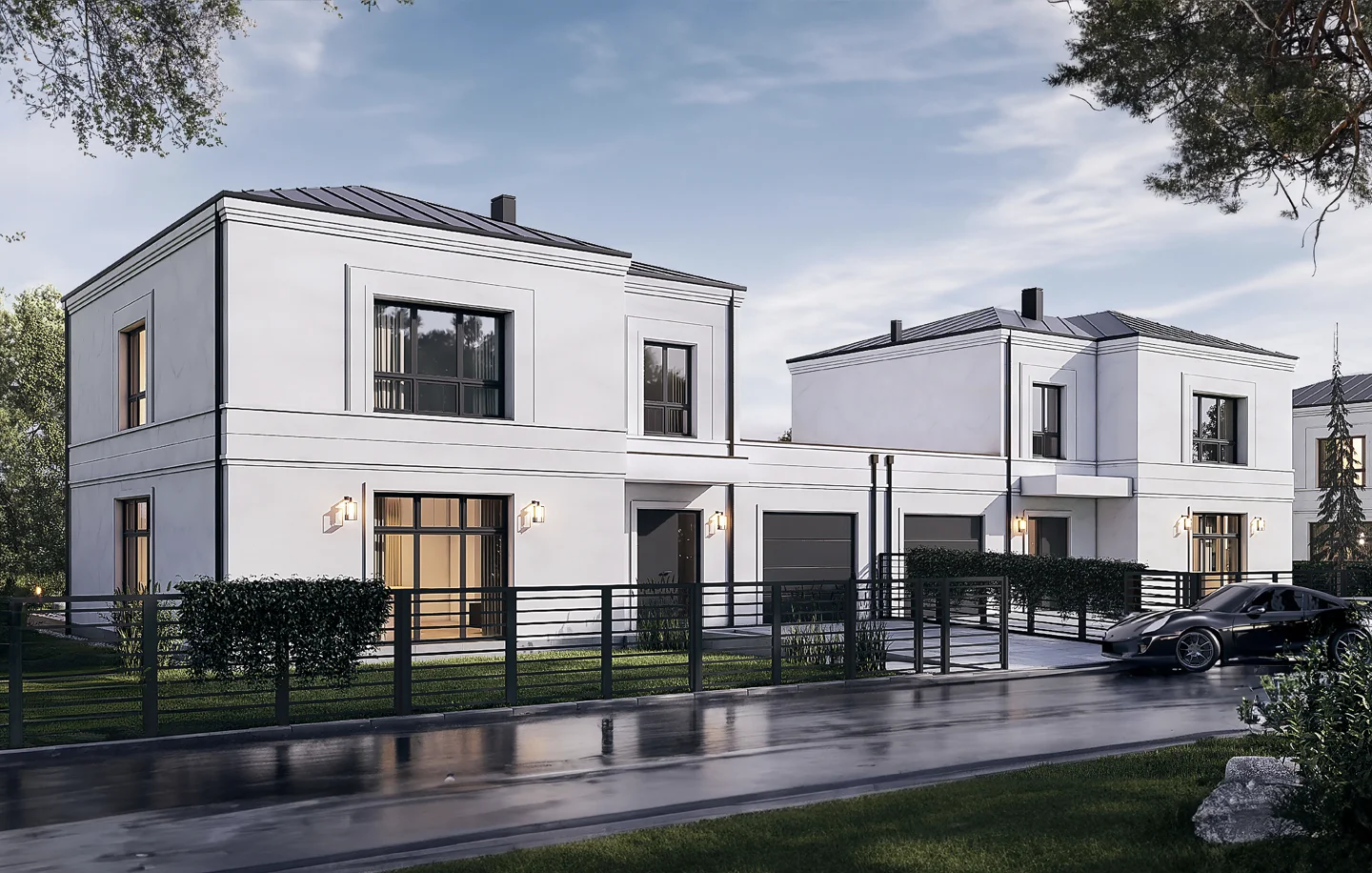 Aksamitna Residence - widok z ulicy